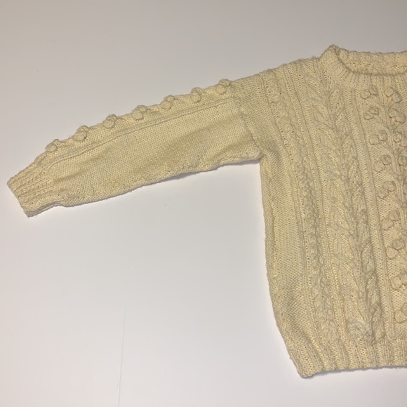 Vintage Cream Knit Ski Sweater - Women’s Size XS - Picture 4 of 9